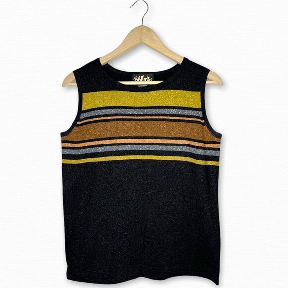 BOB MACKIE Metallic Knit Cardigan Cami Set - Picture 7 of 9